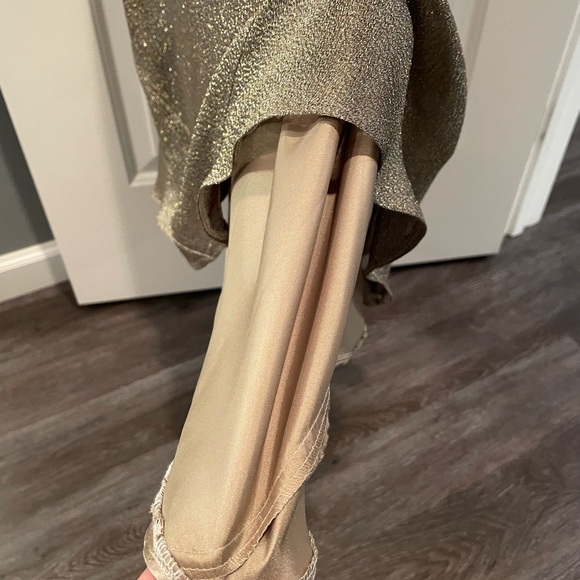 NWT ANN TAYLOR GOLD Evening Dress - Picture 9 of 14